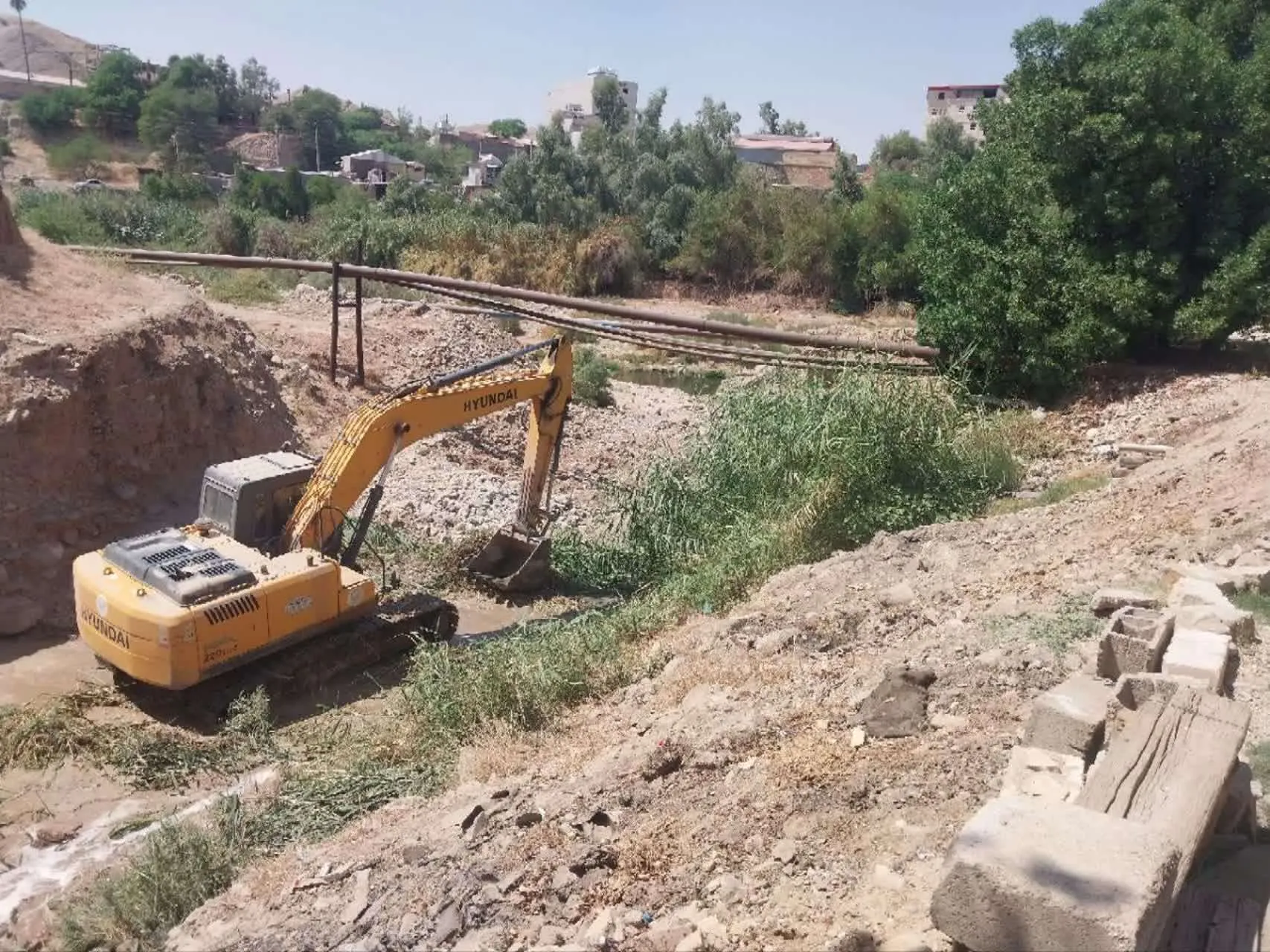 تپه رانشی نفتون ایمن‌سازی شد