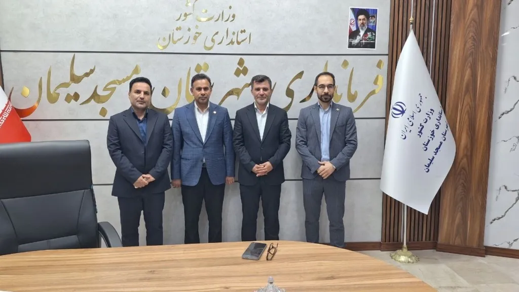 مسئول جدید شعبه مرکزی بیمه ایران در مسجدسلیمان معرفی شد