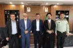 دیدار فرماندار مسجدسلیمان با رئیس سازمان مدیریت و برنامه‌ریزی خوزستان