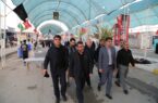 حضور مدیرعامل شرکت بهره‌برداری نفت و گاز مسجدسلیمان در موکب خدمت‌رسانی شهرستان مسجدسلیمان در مرز چذابه