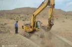 لایروبی مسیل‌های آب‌های سطحی شهر عنبر در آستانه فصل بارندگی