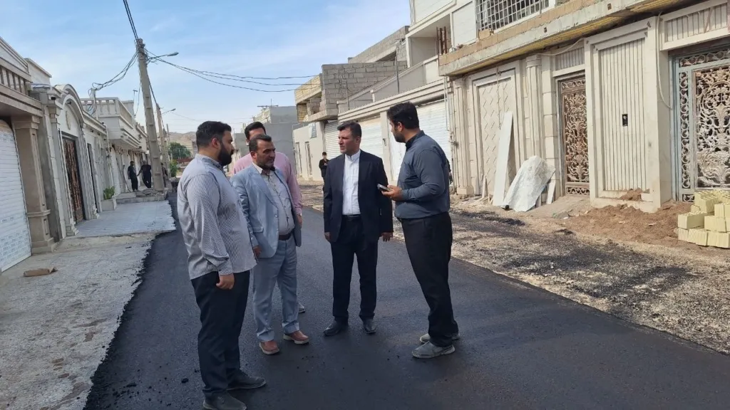 عملیات زیرسازی و آسفالت معابر سایت دو شهرک مهندسین مسجدسلیمان اجرا شد